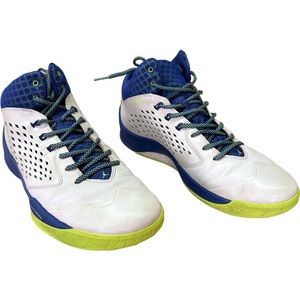 Jordan Rising High White Blue Green Shoes Size 12 768931-102